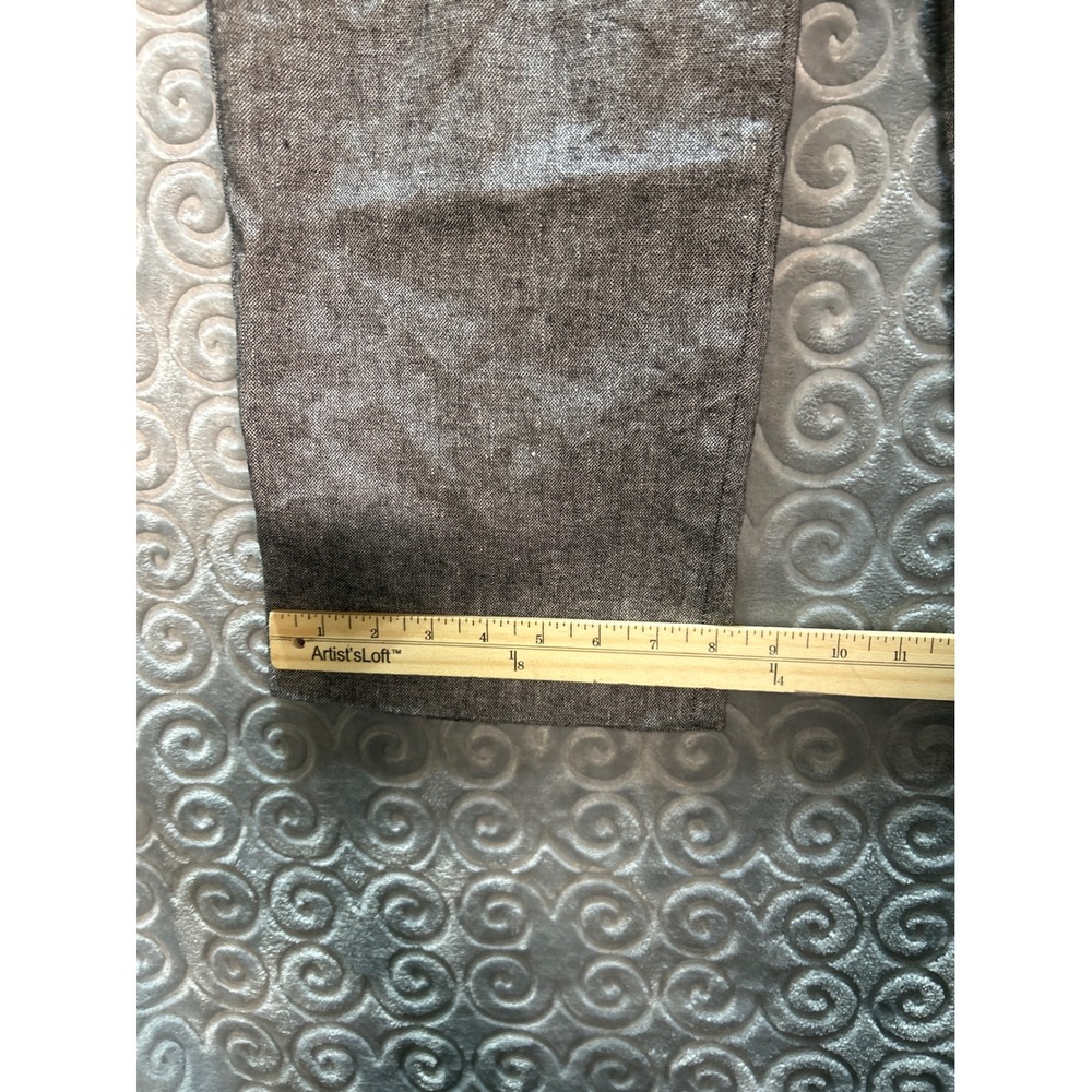 Talbots Bristol Pant Women's Size 6 Linen Blend Gray‎ Cropped Casual Office - Picture 7 of 8